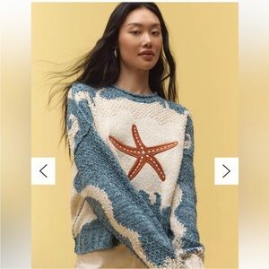 NWT Pilcro Pullover Long-Sleeve Crew-Neck
Icon Starfish Sweater size large